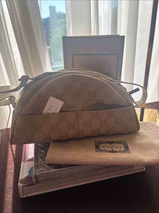 Gucci Handbags - Like New GUCCI canvas Pouch w/Bag